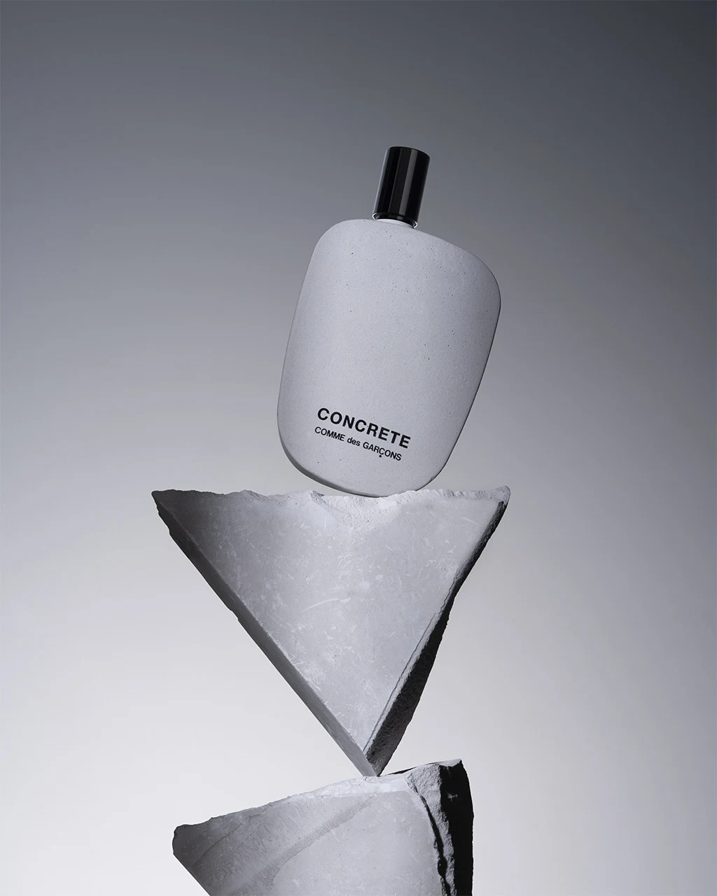 Fragrance product on a concrete pedestal